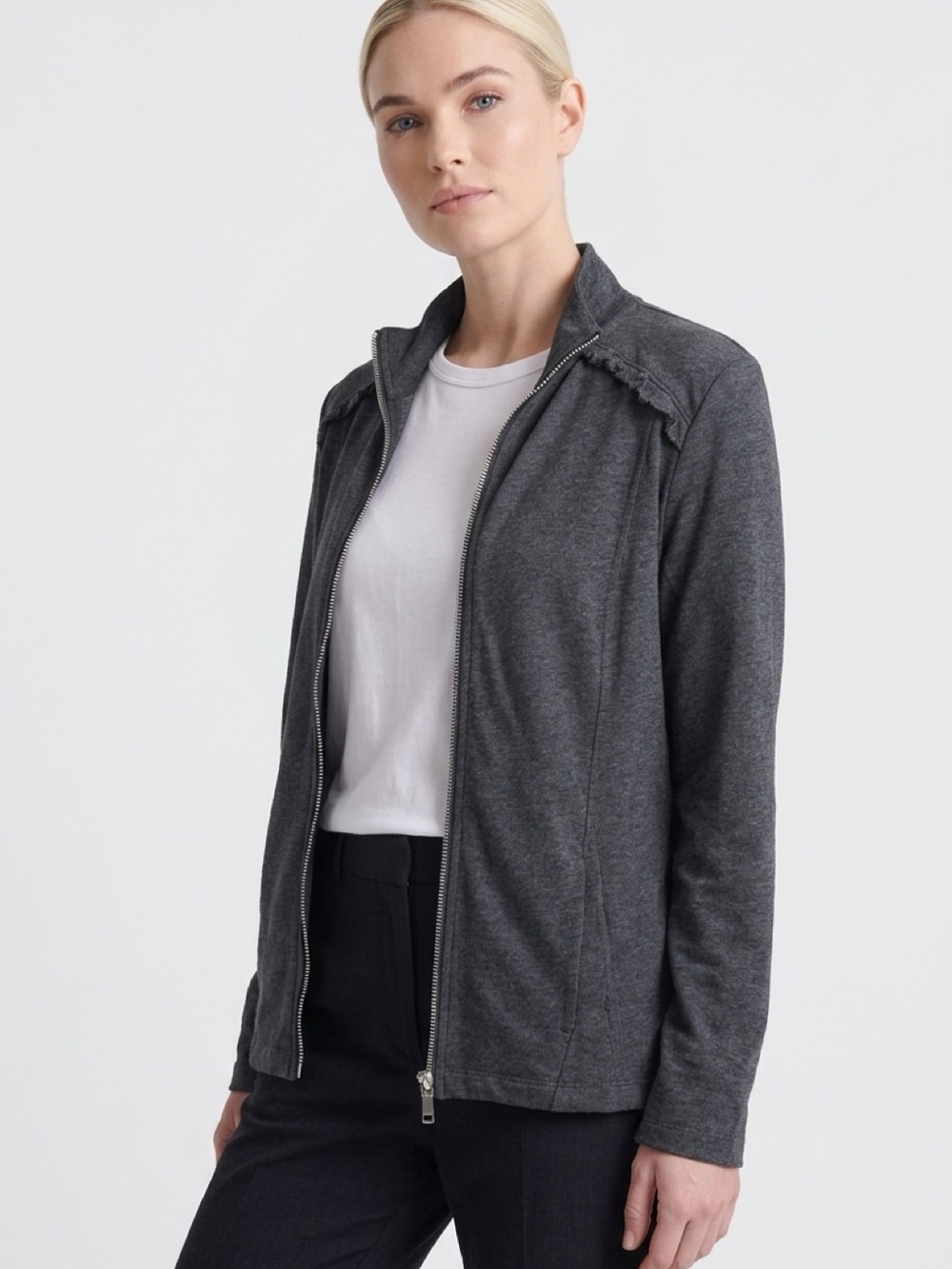 Chico Weekends gray zip jacket